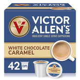 victor allen's front box showing flavor and 42-count convenience