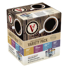 Victor Allen's front packaging showing variety pack and convenience