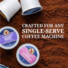 Victor Allen's coffee beans and spoon illustrating quality Arabica beans