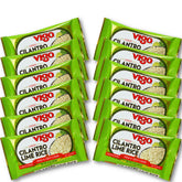Vigo front packaging showing product benefits and bright citrus appeal
