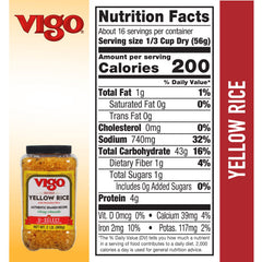 Vigo close-up of rice grains and seasoning highlighting natural saffron aroma and texture