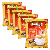 Vinacafe front packaging showing five resealable bags for long-lasting supply