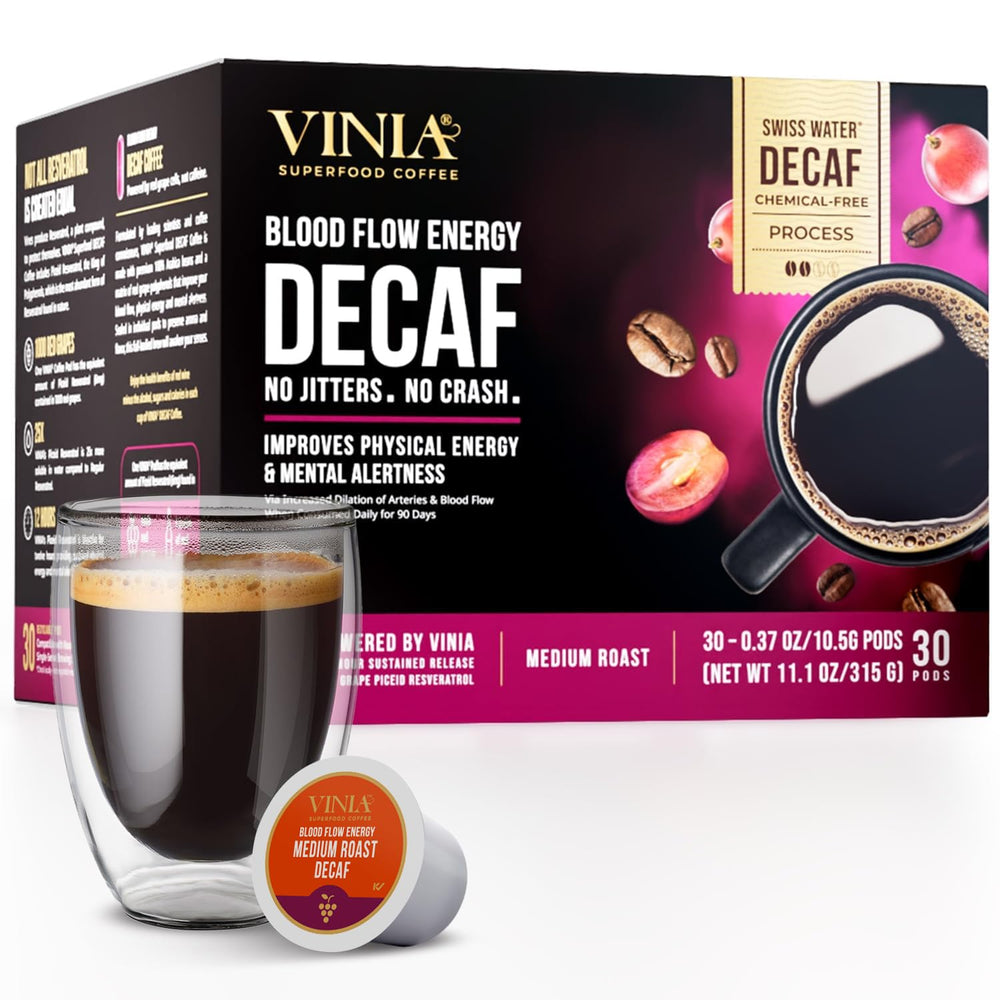 VINIA front packaging showing pods and benefits