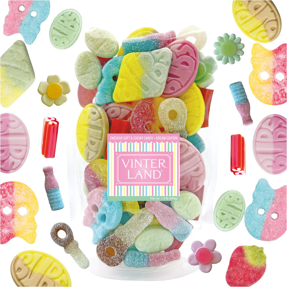 VINTERLAND front packaging showing the 1.2 lb Dream Edition mix for convenient sharing