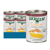 vipstar Lucky Leaf front packaging showing four lemon filling cans and convenience