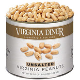 Virginia Diner front tin showing 36 oz vacuum-sealed packaging and gift-ready design