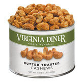 Virginia Diner front tin showing heritage packaging and resealable lid for fresh snacks