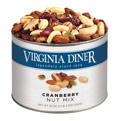 Virginia Diner front tin showing label and 18 oz vacuum-sealed freshness