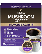 VitaCup front packaging showing 64ct pods and branding for convenience
