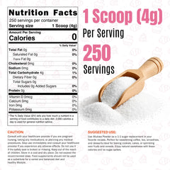 Vitamatic powder close-up texture highlights smooth sugar-like crystals