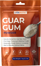 Vitamatic front packaging showing 1 kg bag and benefit of reliable thickening