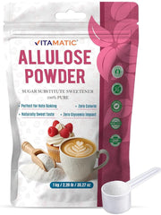 Vitamatic front packaging showing weight and clean-label benefits