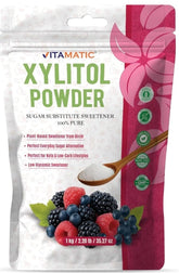 Vitamatic front packaging showing clear label and weight, convenient storage