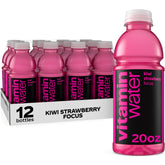 vitaminwater front packaging showing bright kiwi strawberry flavor and convenience
