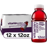 vitaminwater front packaging 12-pack showing bold branding and convenience