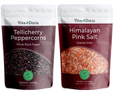 Viva Doria front packaging showing salt and pepper combo, clear branding and convenience