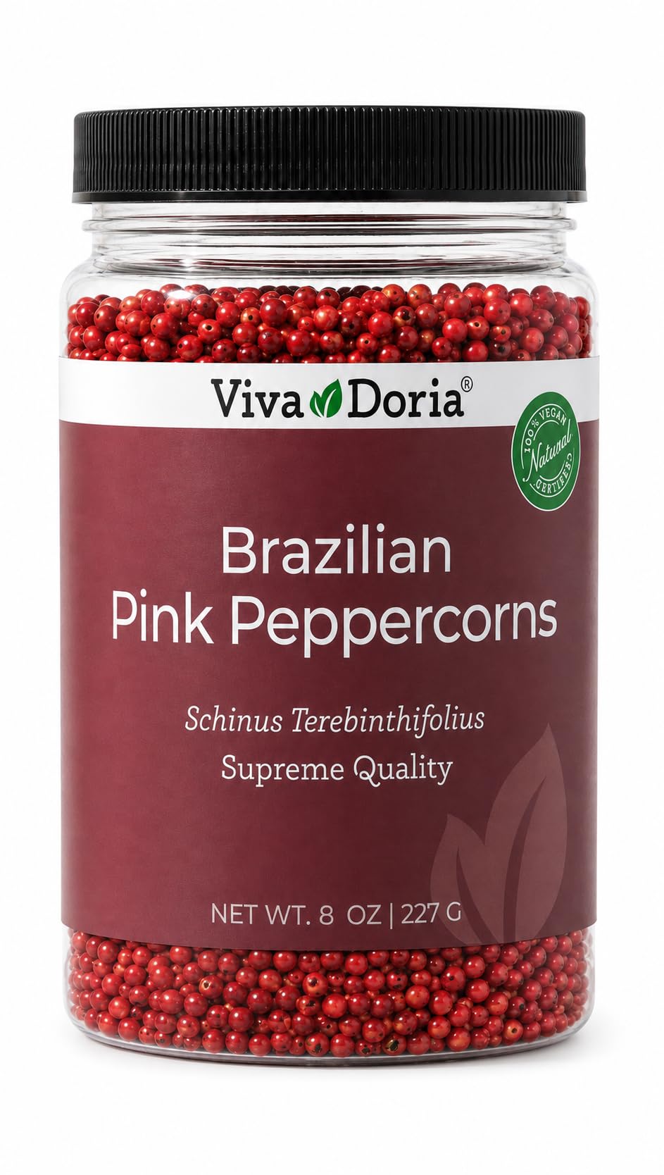 Viva Doria front pouch showing 8 oz resealable packaging and visual appeal