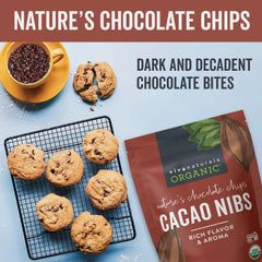Viva Naturals close-up of cacao nib texture highlighting crunchy flavor