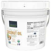 Viva Naturals front packaging 128 fl oz showing organic label and jar benefits