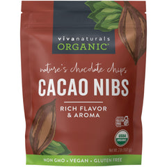 Viva Naturals front pouch showing product packaging and 2 lb size benefits