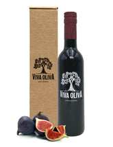 Viva Oliva bottle front view showing elegant balsamic presentation and premium packaging
