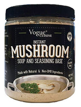 Vogue Cuisine jar front label showing product and low sodium benefit
