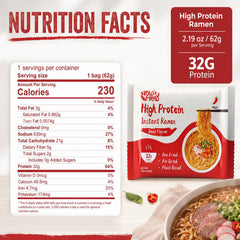 VOLO VERO noodle close-up highlighting non-fried texture and lower fat benefit
