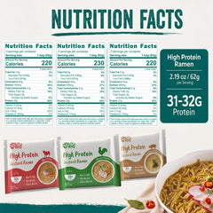 VOLO VERO open packet with dry noodles and seasoning visible for quick prep