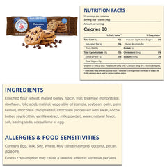 Circle of Drink Voortman Fudge Brownie texture detail revealing dense cocoa crumb and chips