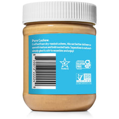 Vör cashew butter creamy texture close-up emphasizing smooth spreadability