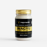 wagyurepublic front jar showing 11oz glass packaging and clear label for quality