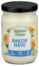 Walden Farms Amazin’ Mayo front jar showing label and calorie-free benefit