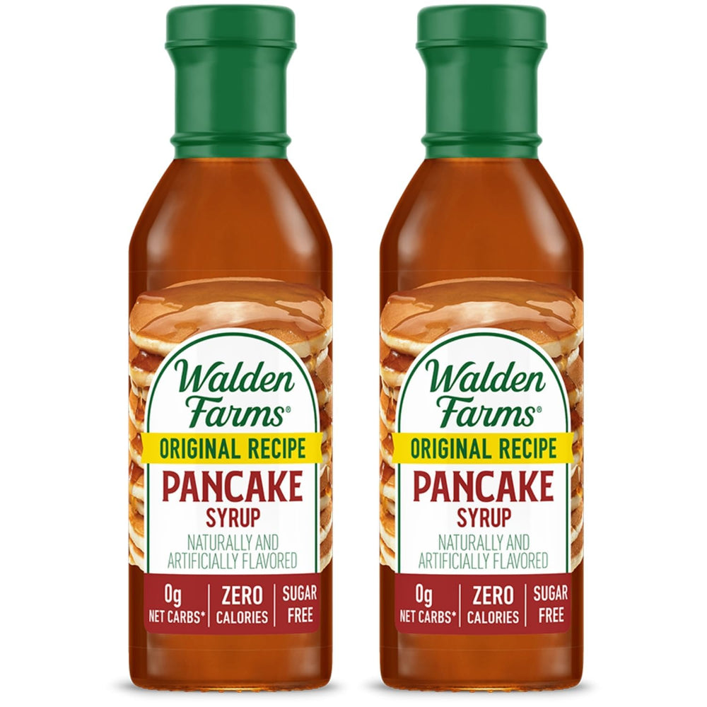 Walden Farms front packaging showing two bottles and clear labeling for convenience