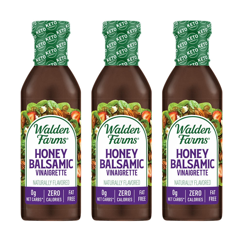 Walden Farms front packaging showing bottle and label for clear product ID and convenience