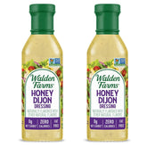 Walden Farms front view of two bottles showing packaging and zero-calorie benefit