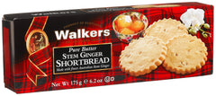 Walkers cookie edge showing thin crisp texture and buttery crumb benefit