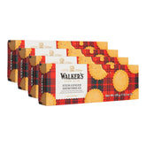 Walkers front box showing stem ginger shortbread and tartan packaging as a gift