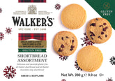 Walker's front packaging showing festive box and gluten-free label, great for gifting