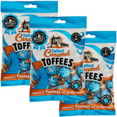 Walkers' Nonsuch front packaging showing imported British toffees and brand trust