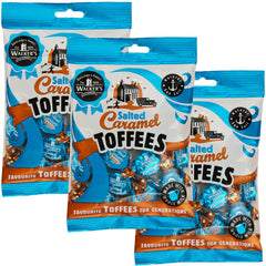 Walkers' Nonsuch front packaging showing imported British toffees and brand trust