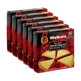 Walkers front box showing Petticoat Tails and tartan, highlights authentic heritage