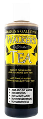 Walker's Tea front packaging showing label and serving instructions for quick preparation