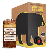 Wandering Bear front packaging showing 96 fl oz box and label benefits