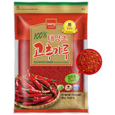 Wang front packaging showing vibrant red gochugaru color and quality