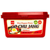 Wang gochujang front tub showing packaging and bold flavor benefit