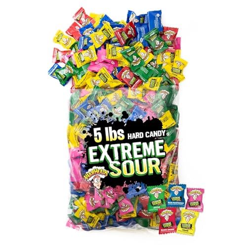 Warheads bulk bag front view showing branding and size, great for party planning