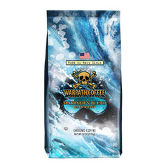 Warpath Coffee front packaging of Mariner's Blend showing bold branding and size