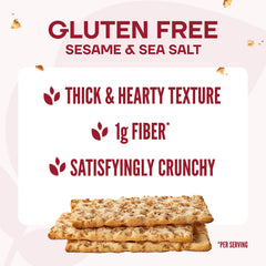 Wasa stacked crispbreads next to a hand showing size and portion control