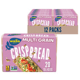 Wasa multigrain front packaging showing brand and pack of 12 for pantry convenience