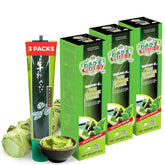 WASABI-O front packaging showing three squeeze tubes and brand clarity